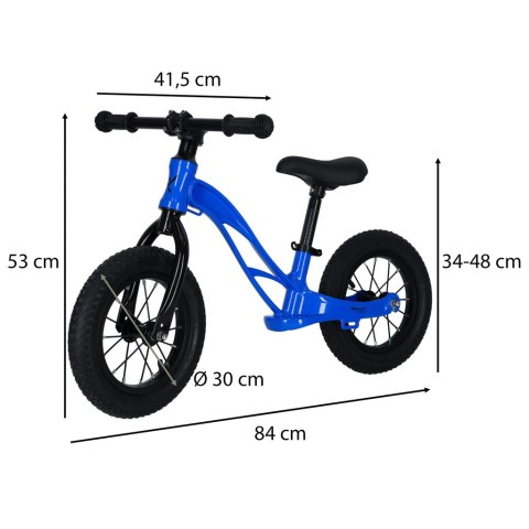 Rowerek biegowy Trike Fix Active X2 rower lekki 3,7 kg pompowane koła niebieski