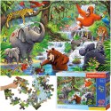 Puzzle 40 układanka elementów Zwierzęta z Dżungli 4+ CASTORLAND