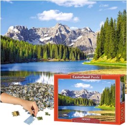 CASTORLAND Puzzle układanka 3000 elementów Misurina Lake Italy - Jezioro Misurina we Włoszech 92x68cm