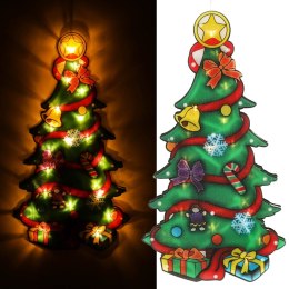 Lampki LED wisząca dekoracja świąteczna choinka 45cm