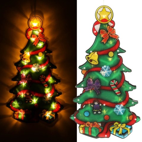 Lampki LED wisząca dekoracja świąteczna choinka 45cm