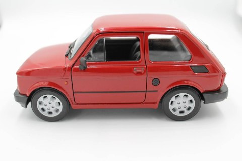 AUTO SAMOCHÓD MODEL METALOWY WELLY FIAT 126P SKALA 1:21 LAKIER GUMOWE OPONY