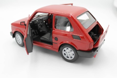 AUTO SAMOCHÓD MODEL METALOWY WELLY FIAT 126P SKALA 1:21 LAKIER GUMOWE OPONY