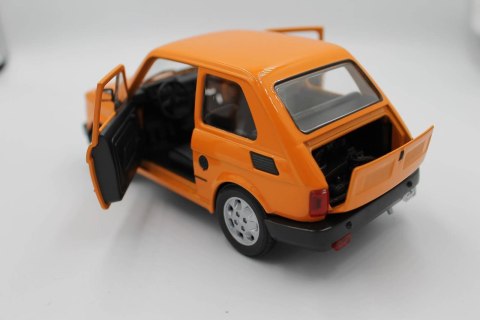 AUTO SAMOCHÓD MODEL METALOWY WELLY FIAT 126P SKALA 1:21 LAKIER GUMOWE OPONY