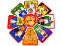 Obrotowa Gra Losowa, Układanka, Puzzle, Zwierzęta I Owoce
