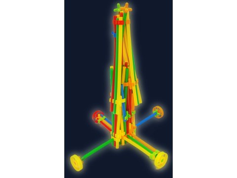 Słomki Konstrukcyjne, Klocki Edukacyjne, Patyczki 1000el. Świecące W Ciemności