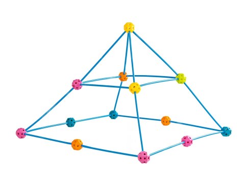 Namiot Baza Fort Słomki Konstrukcyjne, Klocki, Patyczki ok. 68 Elementów