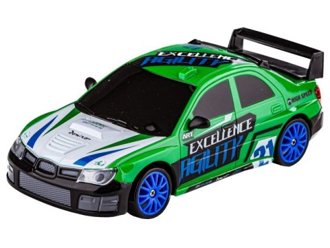 Samochód Do Driftu, Auto RC Drift 1:24 2,4 GHz 4WD ZIELONY