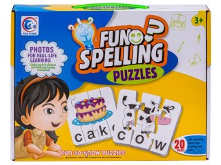 Edukacyjna Gra Słów, Puzzle Do Nauki Języka Angielskiego, Fiszki, Dopasuj Literki, Nauka Wyrazów Spelling Puzzle