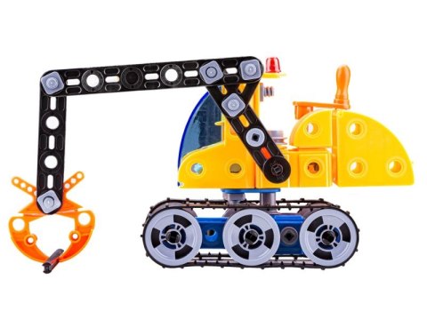 Klocki Konstrukcyjne, Maszyny, Pojazdy Budowlane, Auto, Helikopter, Dźwig, Samochód Do Rozkręcania I Skręcania 6w1