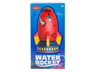 RAKIETA WODNA Wyrzutnia rakiety wodnej, Water Rocket, Zraszacz, CZERWONY REKIN