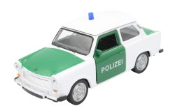 AUTO SAMOCHÓD MODEL METALOWY WELLY LAKIER GUMOWE OPONY Trabant 601 Polizei