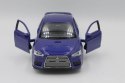 AUTO SAMOCHÓD MODEL METALOWY WELLY Mitsubishi Lancer Evolution X LAKIER OPONY GUMOWE