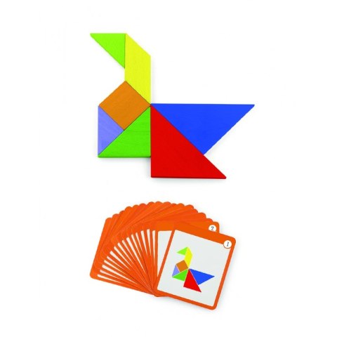 VIGA Tangram Drewniana Gra Logiczna Układanka Certyfikat FSC VIGA Tangram Drewniana Gra Logiczna Układanka Certyfikat FSC