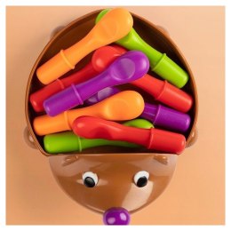 Gra Zręcznościowa Jeżyk Sorter Montessori Nauka Liczb i Kolorów 4w1
