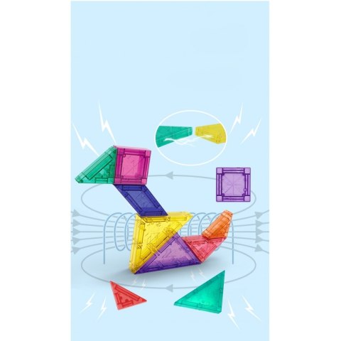 WOOPIE Tangram Klocki Magnetyczne Puzzle 3D