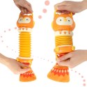 Harmonia akordeon zabawka sensoryczna dla dzieci sowa pomarańczowa