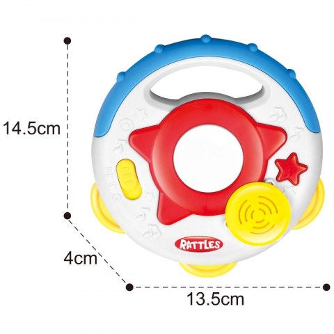 Interaktywny Tamburyn Zabawka Muzyczna