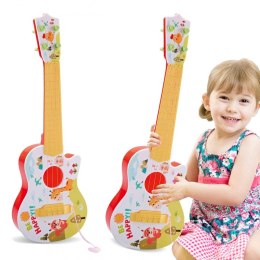 WOOPIE Gitara Akustyczna dla Dzieci Czerwona 43 cm