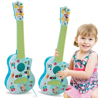 Gitara Akustyczna dla Dzieci Zielona 43 cm