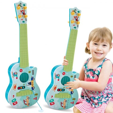 Gitara Akustyczna dla Dzieci Zielona 43 cm