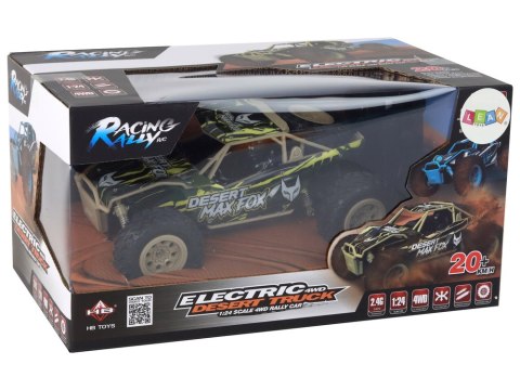 SZYBKI SAMOCHÓD TERENOWY ZDALNIE STEROWANY 1:24 BUGGY AUTO RC 20KM/H PILOT