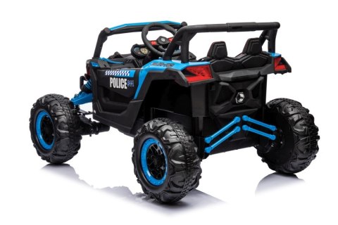 SAMOCHÓD NA AKUMULATOR DLA DZIECKA POLICJA BUGGY JH-105 24V 4X4 SKÓRA EVA