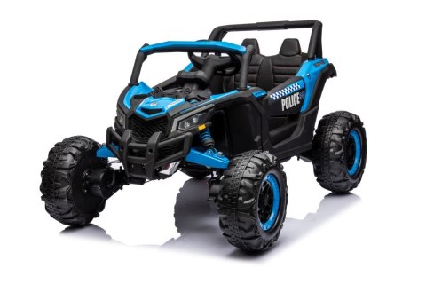 SAMOCHÓD NA AKUMULATOR DLA DZIECKA POLICJA BUGGY JH-105 24V 4X4 SKÓRA EVA