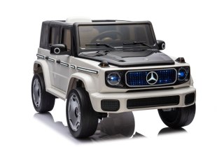 SAMOCHÓD NA AKUMLATOR DLA DZIECKA AUTO ELEKTRYCZNE MERCEDES EQG 4X4 SKÓRA EVA PILOT 2.4G