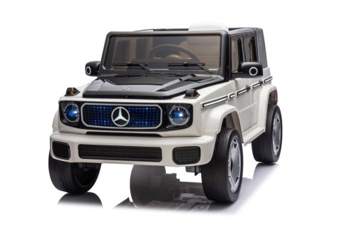 SAMOCHÓD NA AKUMLATOR DLA DZIECKA AUTO ELEKTRYCZNE MERCEDES EQG 4X4 SKÓRA EVA PILOT 2.4G SAMOCHÓD NA AKUMLATOR DLA DZIECKA AUTO ELEKTRYCZNE MERCEDES EQG 4X4 SKÓRA EVA PILOT 2.4G