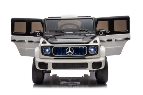 SAMOCHÓD NA AKUMLATOR DLA DZIECKA AUTO ELEKTRYCZNE MERCEDES EQG 4X4 SKÓRA EVA PILOT 2.4G SAMOCHÓD NA AKUMLATOR DLA DZIECKA AUTO ELEKTRYCZNE MERCEDES EQG 4X4 SKÓRA EVA PILOT 2.4G