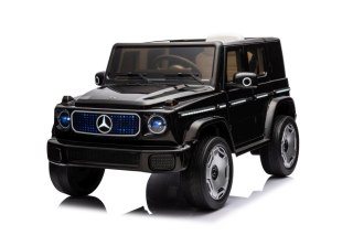 SAMOCHÓD NA AKUMLATOR DLA DZIECKA AUTO ELEKTRYCZNE MERCEDES EQG 4X4 SKÓRA EVA PILOT 2.4G