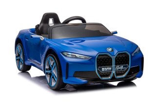 SAMOCHÓD NA AKUMULATOR BMW i4 AUTO ELEKTRYCZNE DLA DZIECKA 4X4 EVA SKÓRA