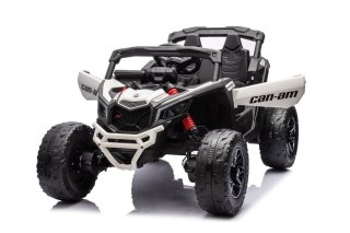 AUTO NA AKUMULATOR DLA DZIECKA BUGGY CAN-AM 4X200W 24V MP3 PILOT EVA SKÓRA LED