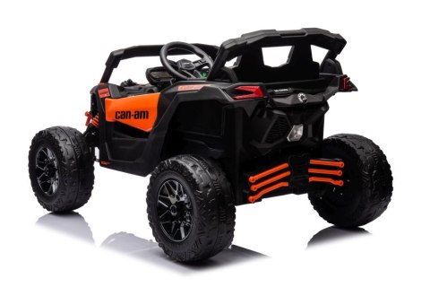 AUTO NA AKUMULATOR DLA DZIECKA BUGGY CAN-AM 4X200W 24V LAKIER MP4 PILOT EVA SKÓRA LED