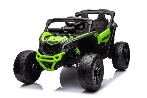 AUTO NA AKUMULATOR DLA DZIECKA BUGGY CAN-AM 4X200W 24V MP3 PILOT EVA SKÓRA LED