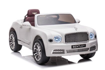 AUTO NA AKUMULATOR SAMOCHÓD DLA DZIECKA BENTLEY MULSANNE PILOT EVA SKÓRA LED