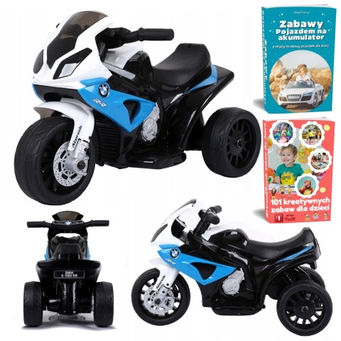 MOTOREK NA AKUMULATOR DLA DZIECI 1-3 LATA TRÓJKOŁOWY BMW S1000RR LED SKÓRA MOTOREK NA AKUMULATOR DLA DZIECI 1-3 LATA TRÓJKOŁOWY BMW S1000RR LED SKÓRA