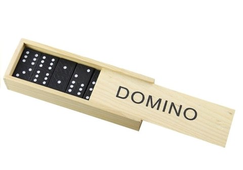 Gra Domino w Drewnianym Pudełku 28 Elementy Gra Domino w Drewnianym Pudełku 28 Elementy