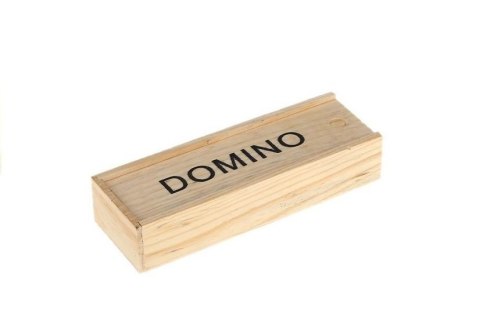 Gra Domino w Drewnianym Pudełku 28 Elementy Gra Domino w Drewnianym Pudełku 28 Elementy