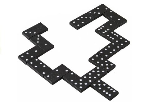 Gra Domino w Drewnianym Pudełku 28 Elementy Gra Domino w Drewnianym Pudełku 28 Elementy