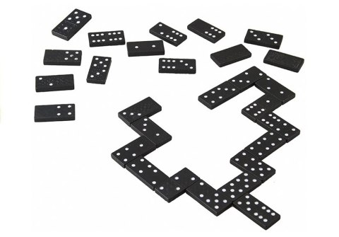 Gra Domino w Drewnianym Pudełku 28 Elementy Gra Domino w Drewnianym Pudełku 28 Elementy