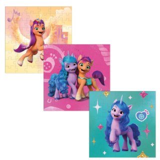 PUZZLE 3w1 MY LITTLE PONY NIEZWYKŁY ZESTAW UKŁADANEK DLA NAJMŁODSZYCH