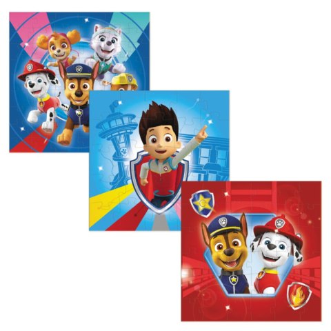 PUZZLE 3w1 PSI PATROL PAW PATROL TRZY UKŁADANKI W JEDNYM DLA NAJMŁODSZYCH