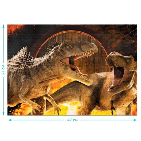 PUZZLE PARK JURAJSKI 500 ELEMENTÓW UKŁADANKA JURASSIC WORLD MEGA ZESTAW