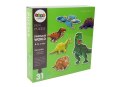 Puzzle Świat Dinozaurów 31 elementów 6 Dinozaurów Diplodok Tyranozaur