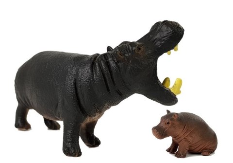 Zestaw Figurek Zwierzęta Afryka Hipopotam Zebra Zestaw Figurek Zwierzęta Afryka Hipopotam Zebra