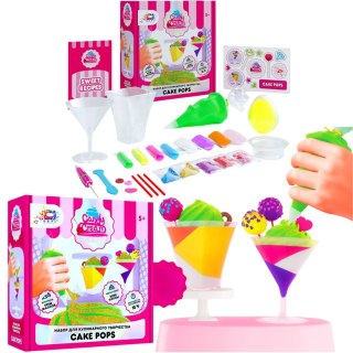 MASA PLASTYCZNA CANDY CREAM ZESTAW KREATYWNOŚCI CAKE POPS 75001