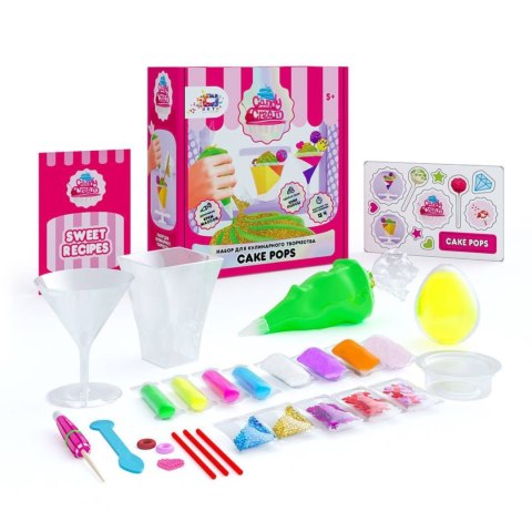 MASA PLASTYCZNA CANDY CREAM ZESTAW KREATYWNOŚCI CAKE POPS 75001