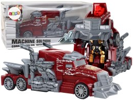 Czerwona Ciężarówka Robot Transformacja 2w1 Wielofunkcyjny